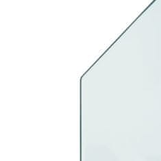 Greatstore hatszög alakú kandalló-üveglap 80x60 cm