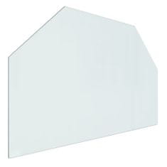 Greatstore hatszög alakú kandalló-üveglap 80 x 50 cm