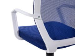 Beliani Állítható magasságú kék irodai szék RELIEF