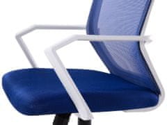 Beliani Állítható magasságú kék irodai szék RELIEF