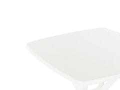 Beliani Fehér Műanyag Kerti Asztal 70 x 70 cm SERSALE