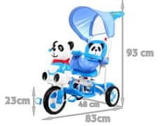 RAMIZ Vegatoys Pandás fedeles tricikli, Kék