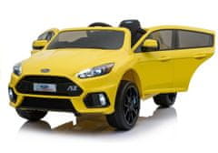 Lean-toys Ford Focus RS akkumulátoros autó sárga