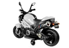 Lean-toys GTM1188 akkumulátor motorkerékpár fehér