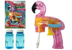 Lean-toys Szappanbuborék pisztoly flamingó rózsaszín