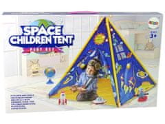 Lean-toys Gyermek fényhatású sátor Cosmos Rockets Stars Blue Gyermek fényhatású sátor Cosmos Rockets Stars Blue