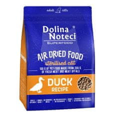 DOLINA NOTECI Superfood Kacsatálban Szárított Macskaeledel Sterilizálás Után 1kg