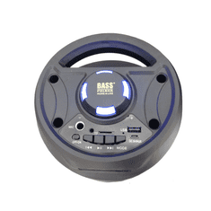 Bass Polska Újratölthető bluetooth LED RGB hangszóró 70W 1200mAh FM rádió