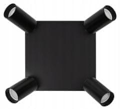 Berge GU10 VIKI-L 4 pontszerű lámpa - fekete négyzet