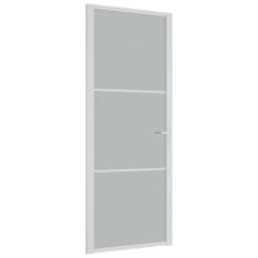 shumee fehér matt üveg és alumínium beltéri ajtó 83 x 201,5 cm