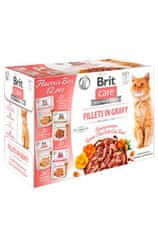 Brit Care Macskafilé Gravy ízesítésű doboz 4*3db (12*85g)
