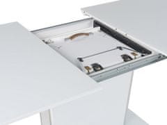 Beliani Fehér Bővíthető Étkezőasztal 160/200 x 90 cm SUNDS
