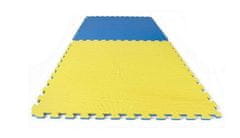 SEDCO TATAMI PUZZLE pad kétoldalas 100x100x3 cm - sárga / kék