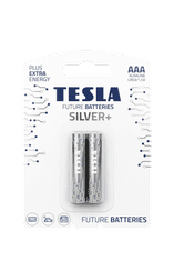 Tesla Batteries AAA SILVER+ alkáli mikroceruza elem, 2 db