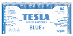 Tesla Batteries AA BLUE+ cink-szén ceruzaelemek, 24 db
