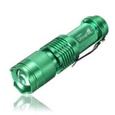 Northix LED zseblámpa CREE Ultrafire - zöld 