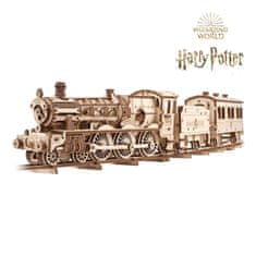 UGEARS 3D fából készült mechanikus puzzle Harry Potter Roxfort expressz