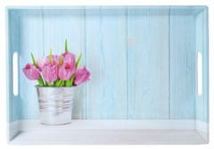 Kesper Tálca tulipános tálcával 50 x 35 cm