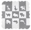 EVA Puzzle szőnyeg - SAFARI, 31,5x31,5x1 cm (25 db)