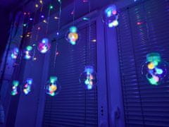 Aga LED Fényfüggöny 3 m 108 LED Multicolor