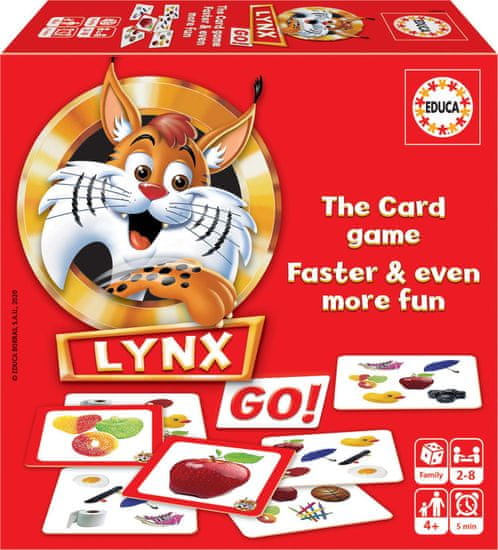 EDUCA Kártyajáték Lynx Go! 6v1