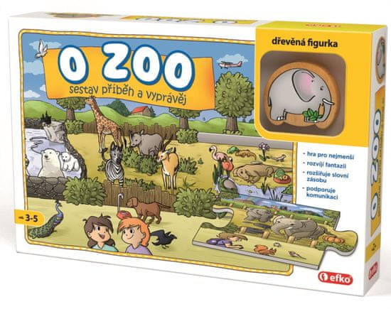 EFKO Narratív puzzle az állatkertről 9 darab
