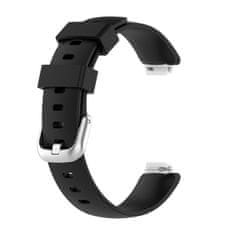 BStrap Silicone szíj Fitbit Inspire 2, black
