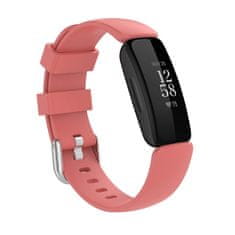 BStrap Silicone szíj Fitbit Inspire 2, red