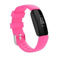 BStrap Silicone szíj Fitbit Inspire 2, pink