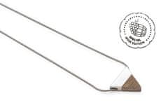 BeWooden női nyaklánc fából készült részletekkel egy boroshordóból White Wine Silver Necklace univerzális