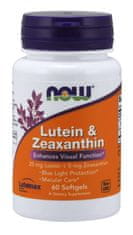 NOW Foods Lutein &amp; Zeaxanthin (szem egészsége), 60 db lágyzselé kapszula
