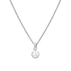 Hot Diamonds Bájos ezüst gyémánt és gyöngy nyaklánc Diamond Amulets DP895 (lánc, medál)