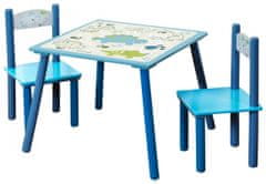 Kesper Gyermekasztal két székkel kék