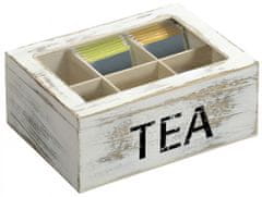 Kesper Tea doboz, fa fehér