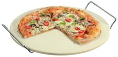 Kesper Pizzakő fogantyúval, 33 cm átmérőjű