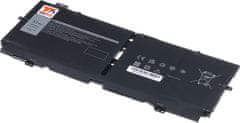 T6 power Akkumulátor Dell XPS 13 7390 2in1 készülékhez, Li-Poly, 7,6 V, 6710 mAh (51 Wh), fekete