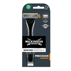 Wilkinson Sword Quattro Titanium Precision Carbon (borotva + 1 tartalék fej)