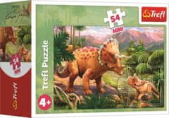 Trefl Minipuzzle 54 darab Dinoszauruszok 4 faj