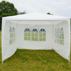 KONDELA Kert sátor Tekno típus 1 300x300 cm - fehér