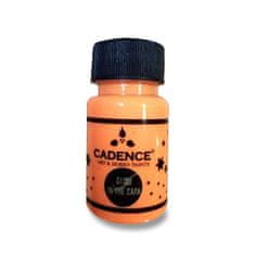 Cadence Akrilfestékek Premium 50 ml, világít a sötétben, narancssárga