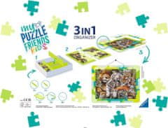 Ravensburger My Puzzle Friends Kids 3in1 puzzle készlet Zöld