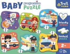 Trefl Puzzle Baby Foglalkozások és járművek 6v1 (2-6 darab)