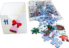 EuroGraphics Puzzle adventi naptár: édes karácsony 24x50 darab
