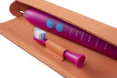 Oxe Elektromos szónikus fogkefe Sonic T1 és utazótáska fogkeféhez, rózsaszín