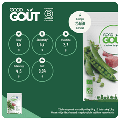 Good Gout Bio Borsó borjúhússal 3x (190 g)