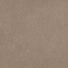 Greatstore tópszínű mikroszálas szövet lábzsámoly 60 x 50 x 41 cm