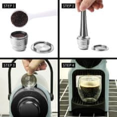 Northix Újrafelhasználható kávékapszula Nespresso géphez 