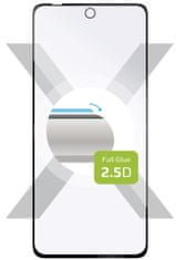 FIXED Full-Cover edzett védőüveg Motorola Moto G72 számára, a képernyő egész felületére ragasztva FIXGFA-1021-BK, fekete