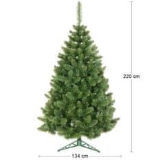 nabbi karácsonyfa Christee 12 220 cm - zöld