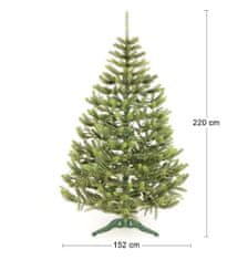 nabbi karácsonyfa Christee 16 220 cm - zöld